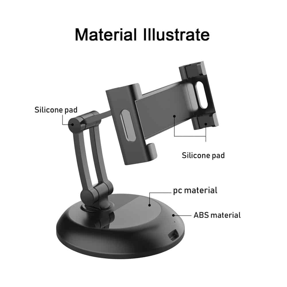 360 Multi-angle Rotatable Holder Stand for iPad &amp; Tablet
