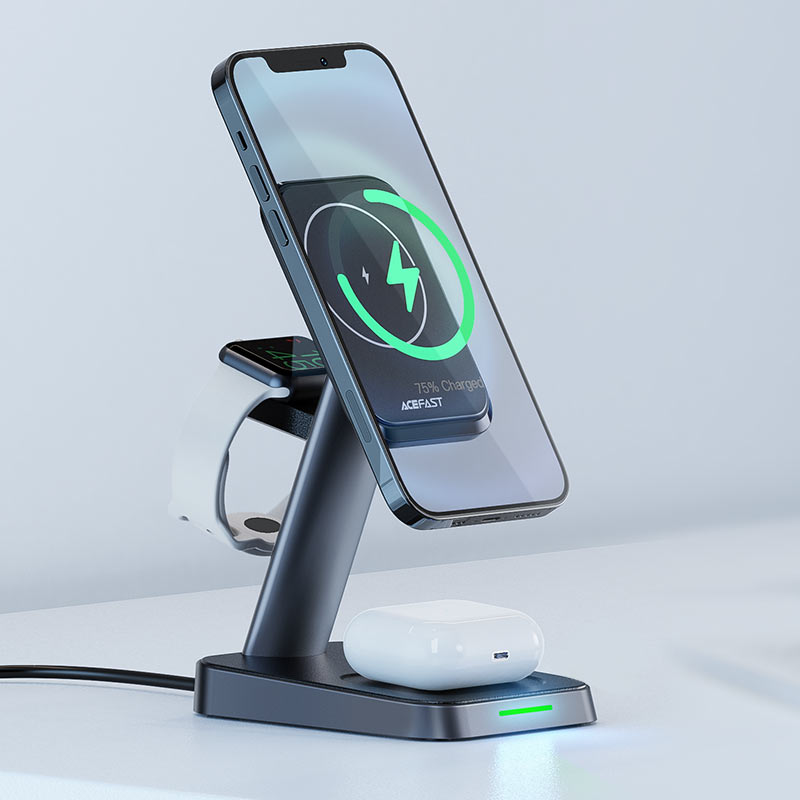 Acefast E3 Fast Wireless Charger Desktop Holder 3-in-1