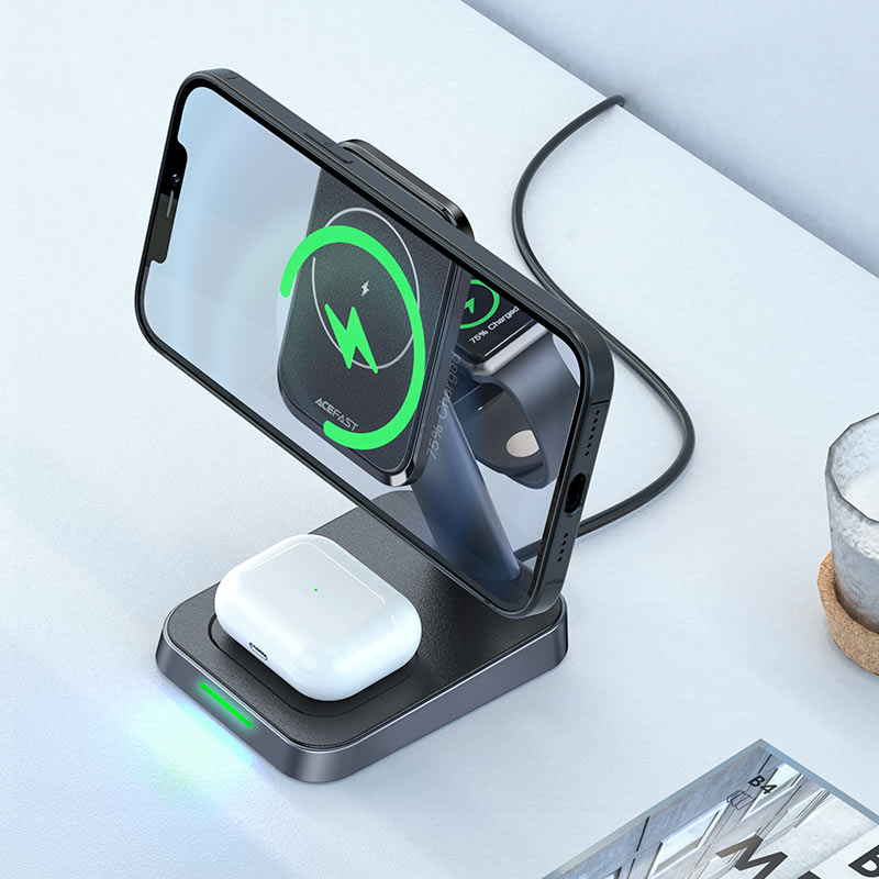 Acefast E3 Fast Wireless Charger Desktop Holder 3-in-1