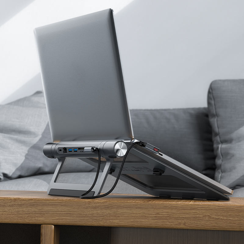 ACEFAST Luxury Multifunctional Laptop Stand with Hub E5 Plus