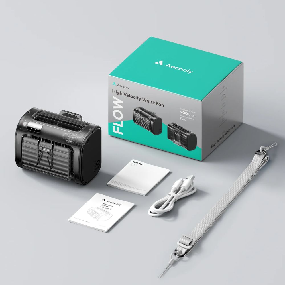 Aecooly Flow 9000mAh High Velocity Waist Fan