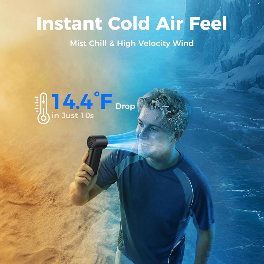 Aecooly Portable Misting Fan Cold Air