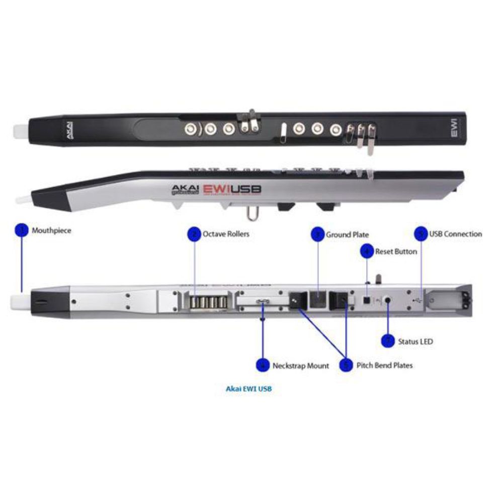 Akai EWI USB controller winds