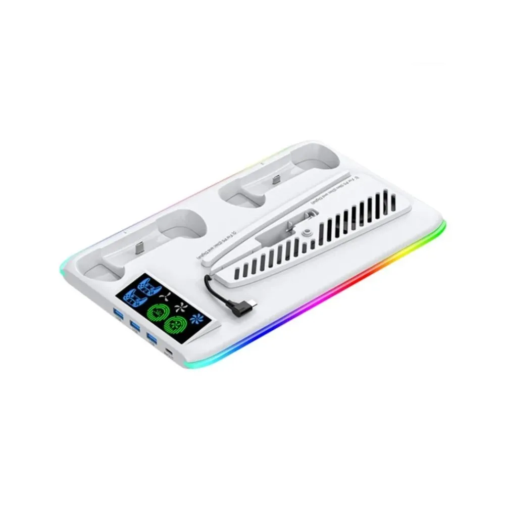 OIVO – All-in-One PS5 Cooling Stand & Controller Charger
