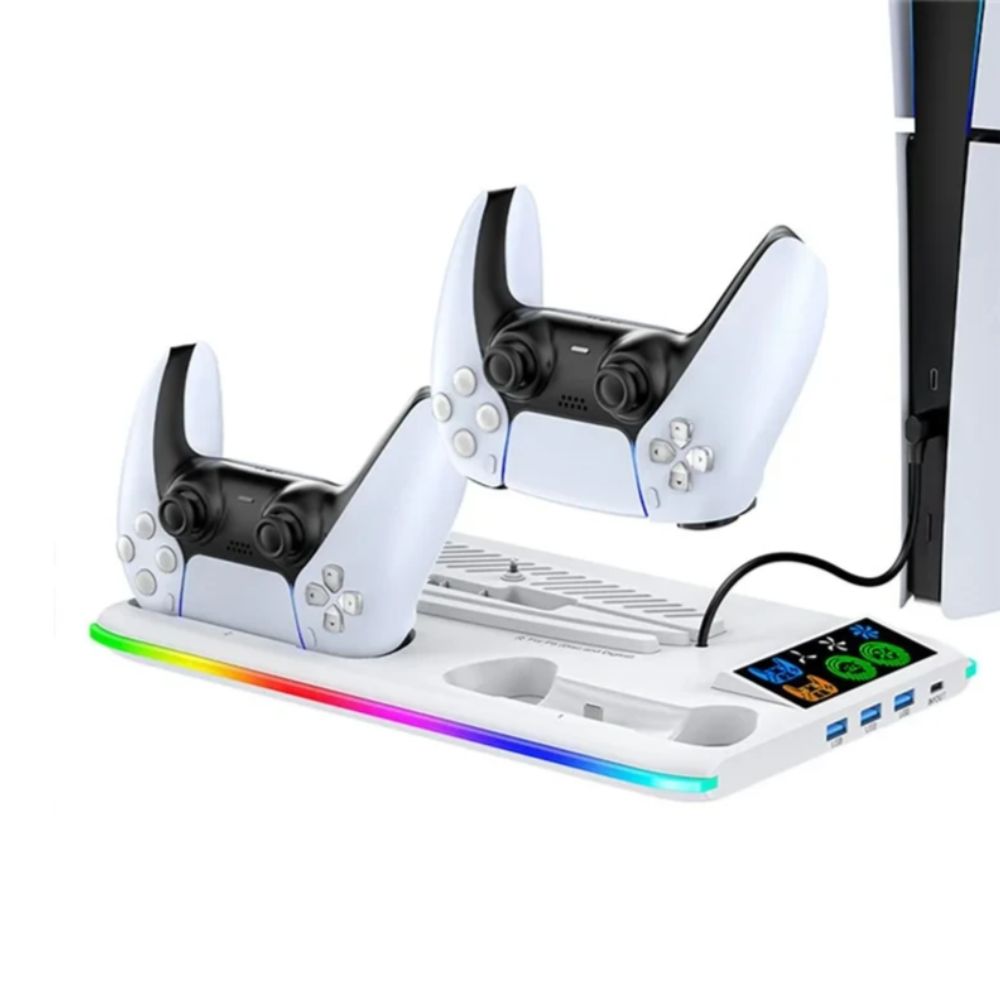 OIVO – All-in-One PS5 Cooling Stand & Controller Charger