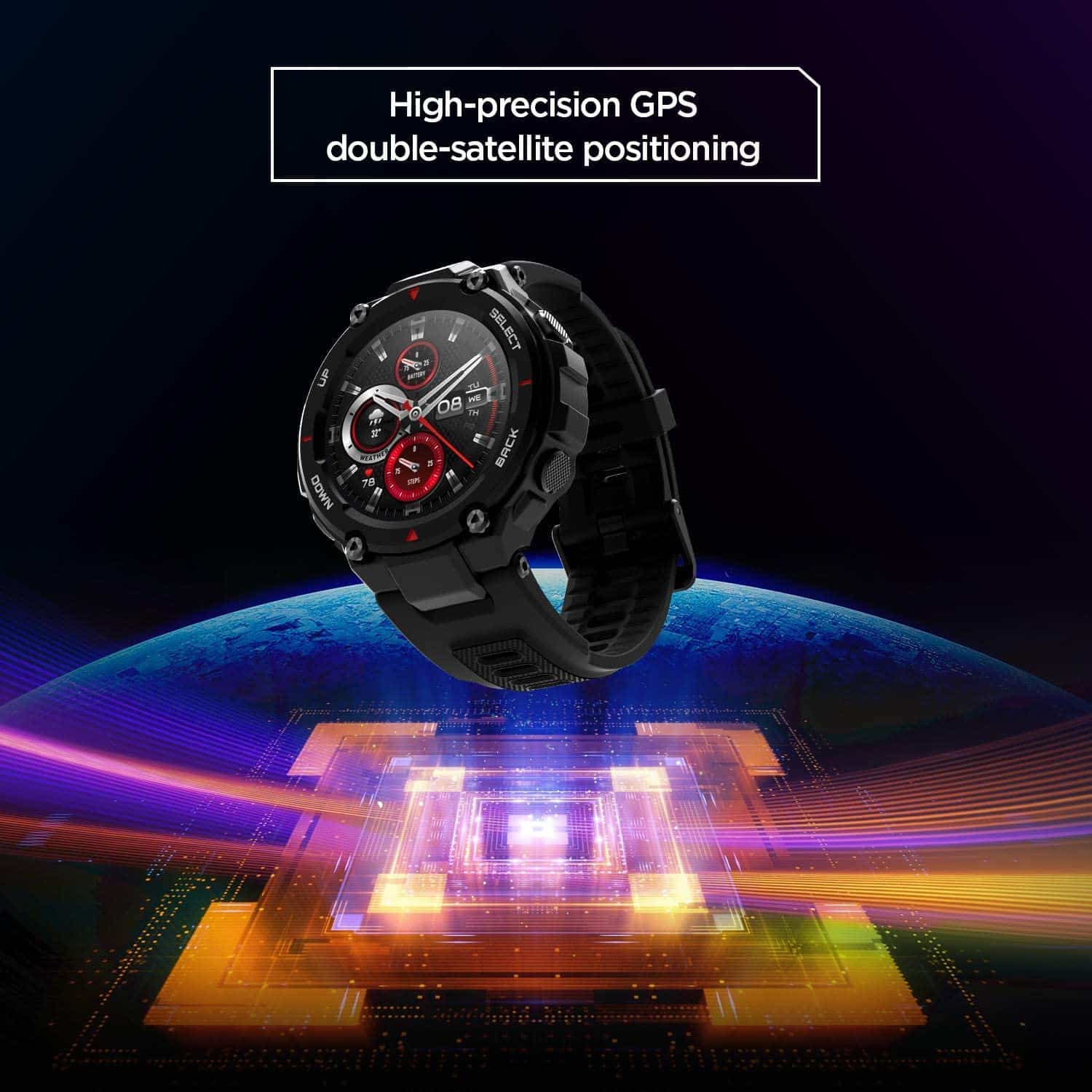 Amazfit T-Rex Smartwatch, Military Standard Certified, Tough Body