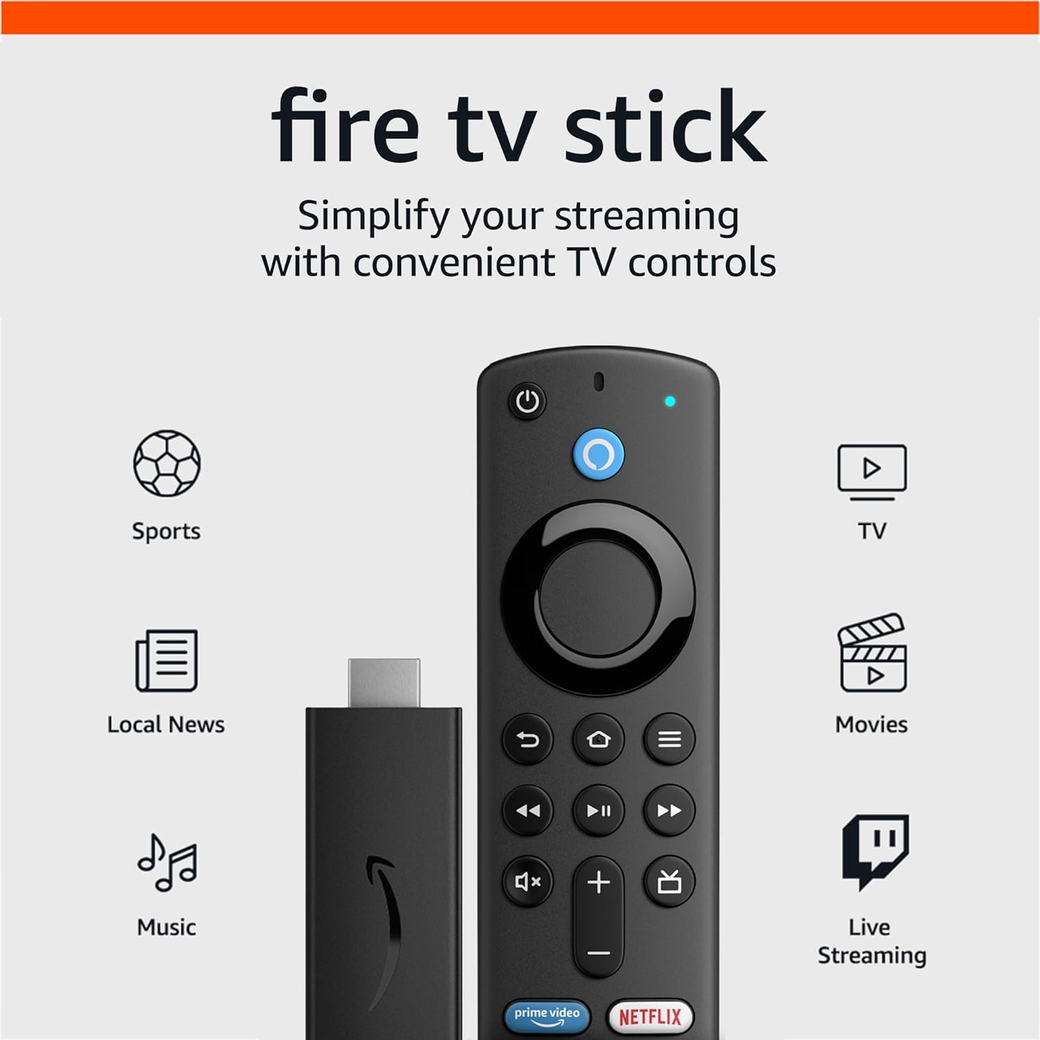 Amazon Fire TV Stick with Alexa