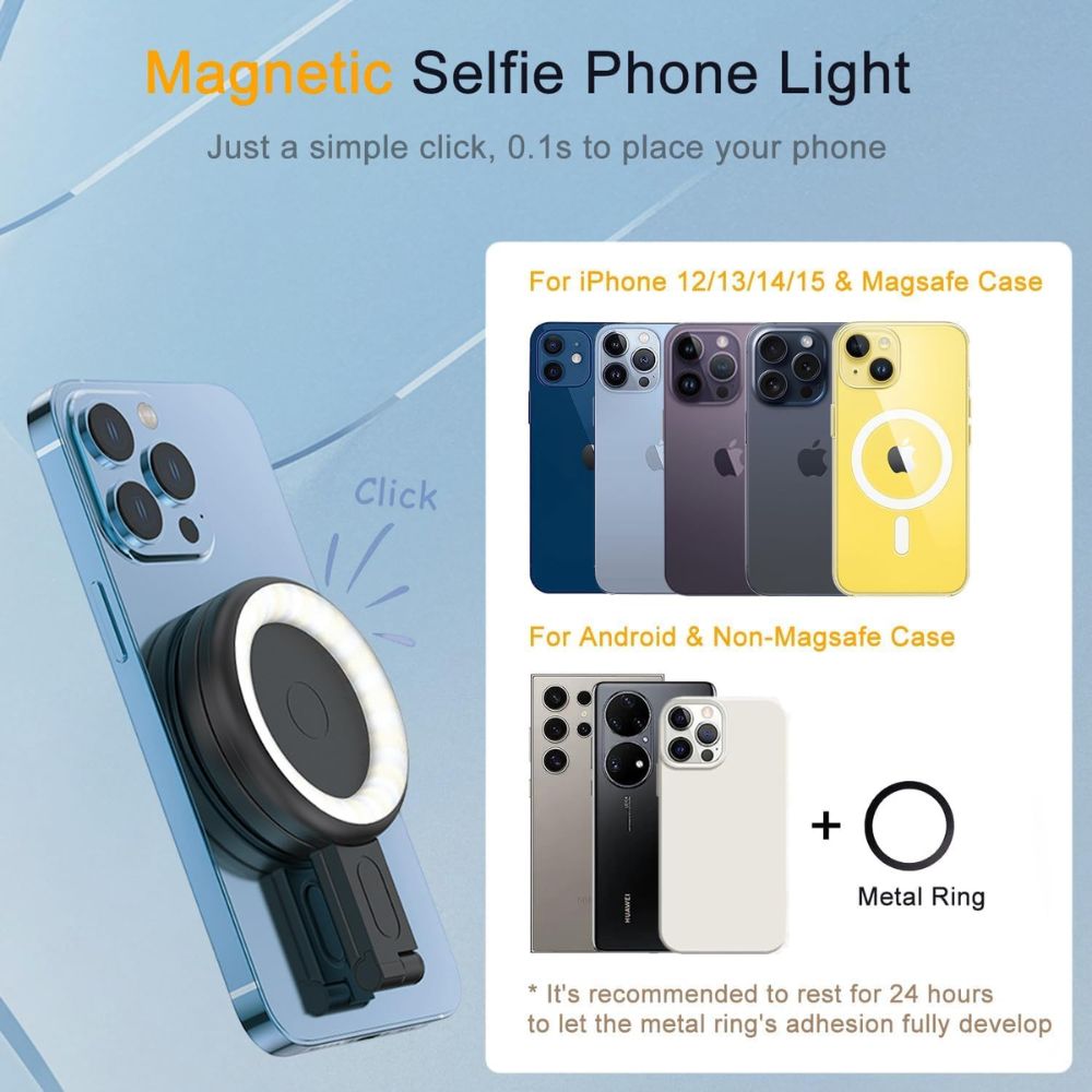 Angju Magnetic Selfie Light Pocket Size