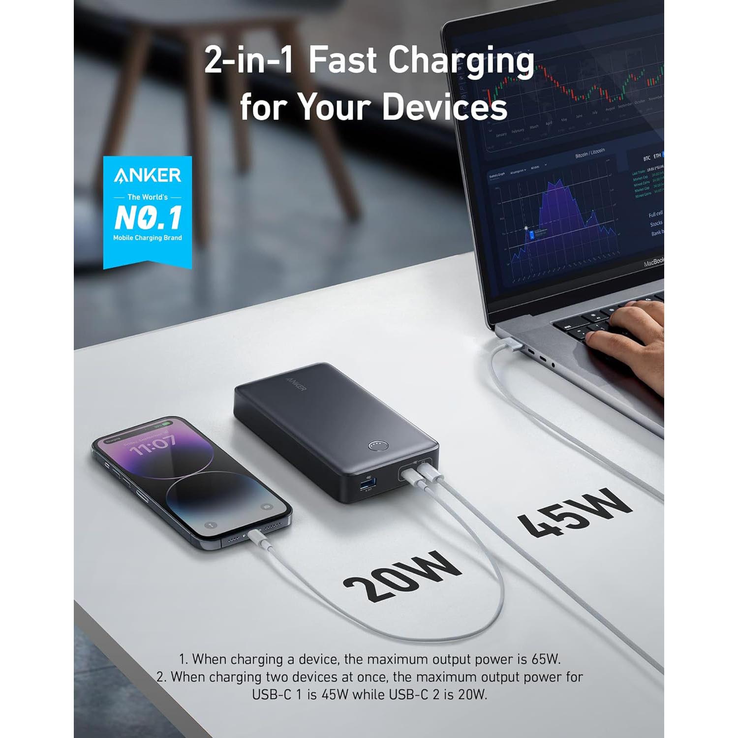 Anker 537 Power Bank PowerCore 24K for Laptop