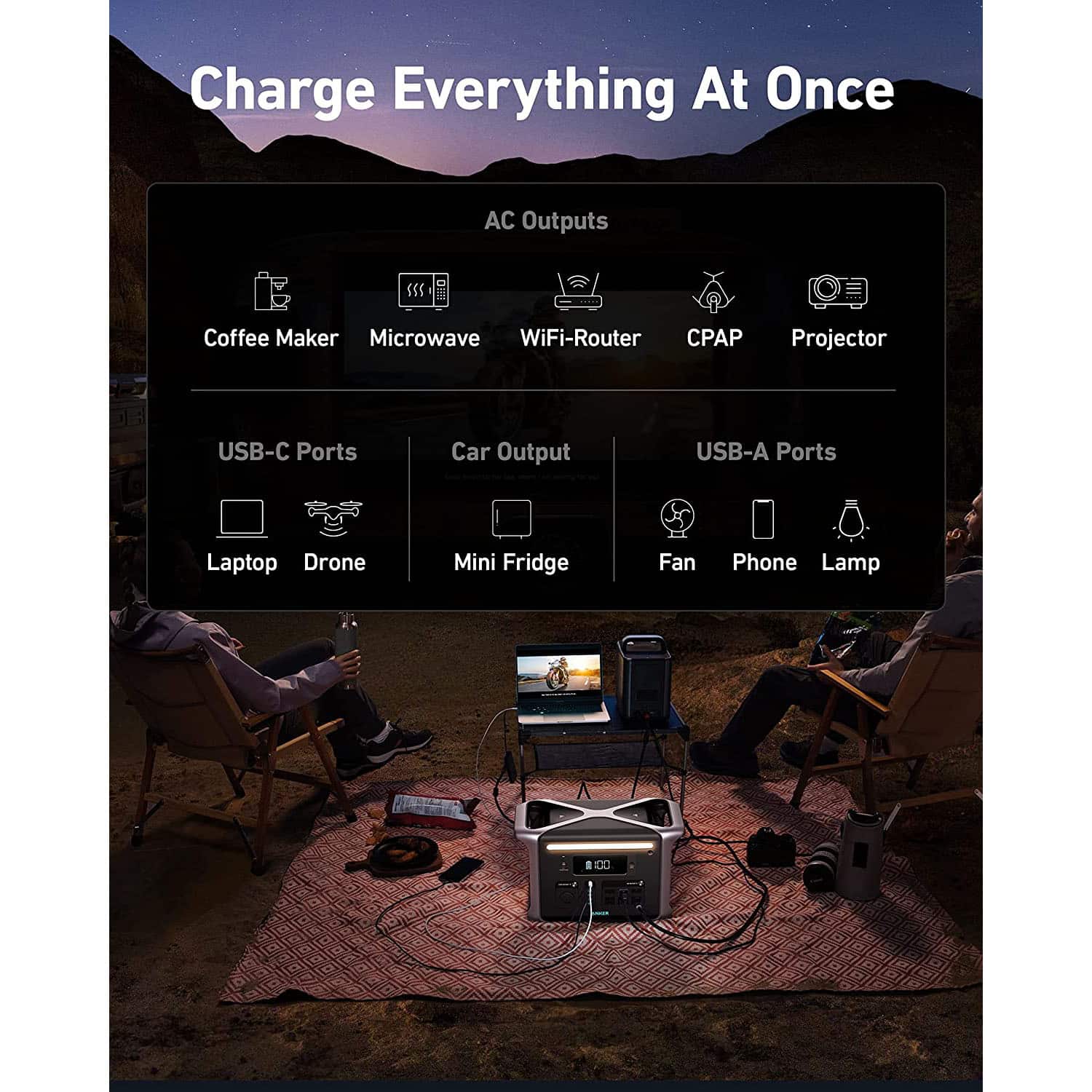 Anker 757 Portable Power Station, Ultimate PowerHouse 1229Wh