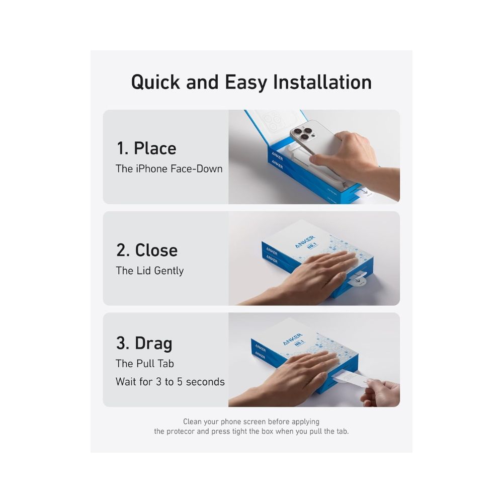 Anker iPhone 16 Pro Max Privacy Screen Protector
