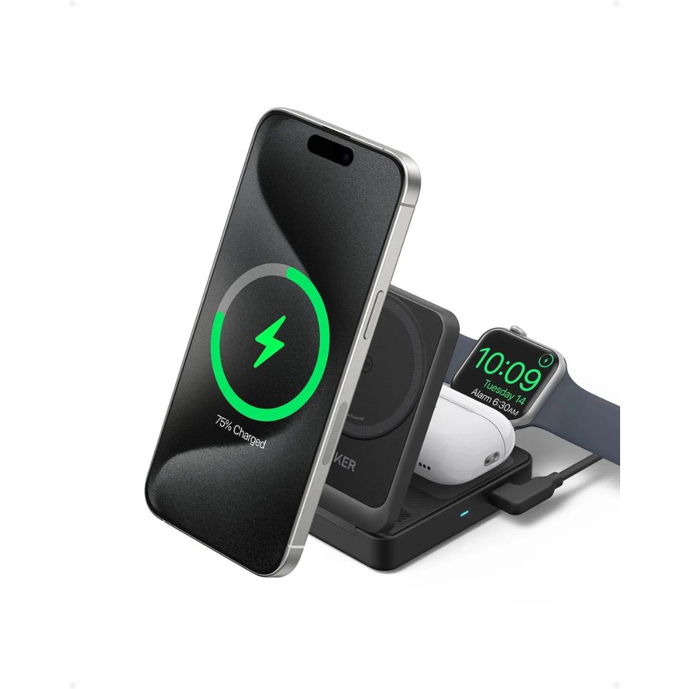 Anker MagGo 15W 3-in-1 Charging Station