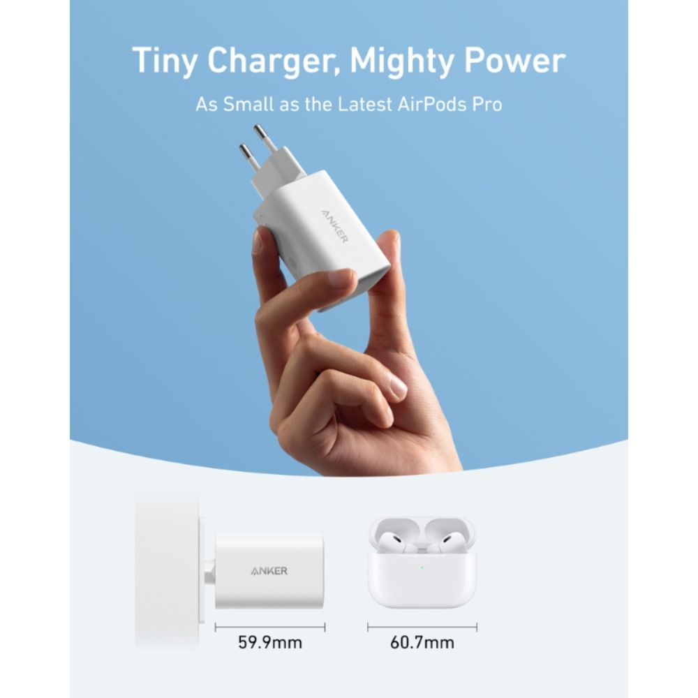 Anker Nano Charger (100W) with 1.8m USB-C Cable