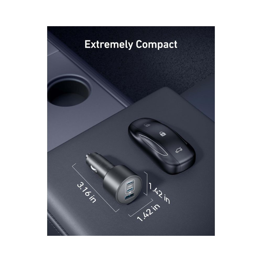 Anker Nano Car Charger (167.5W, 3 Ports)