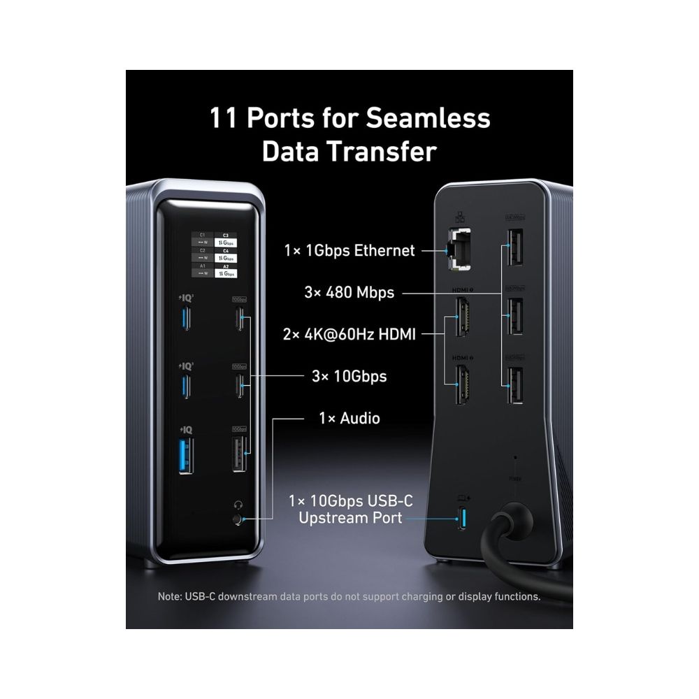 Anker Prime Charging Docking Station (14-in-1, Dual Display, 160W)
