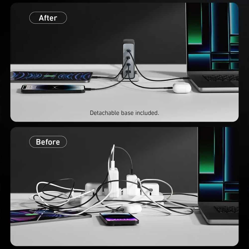 Anker Prime Desktop Charger 240W-4 ports-GaN