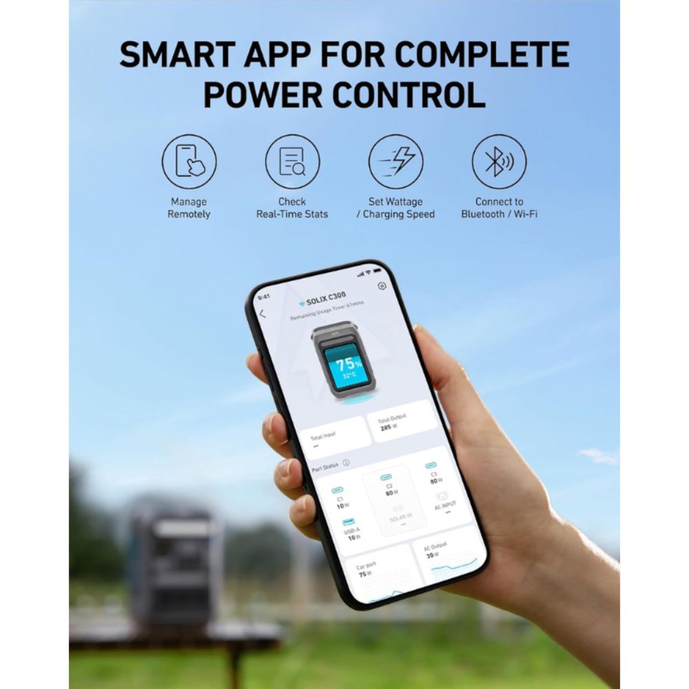 Anker SOLIX C300 Portable Power Station – 288Wh | 300W