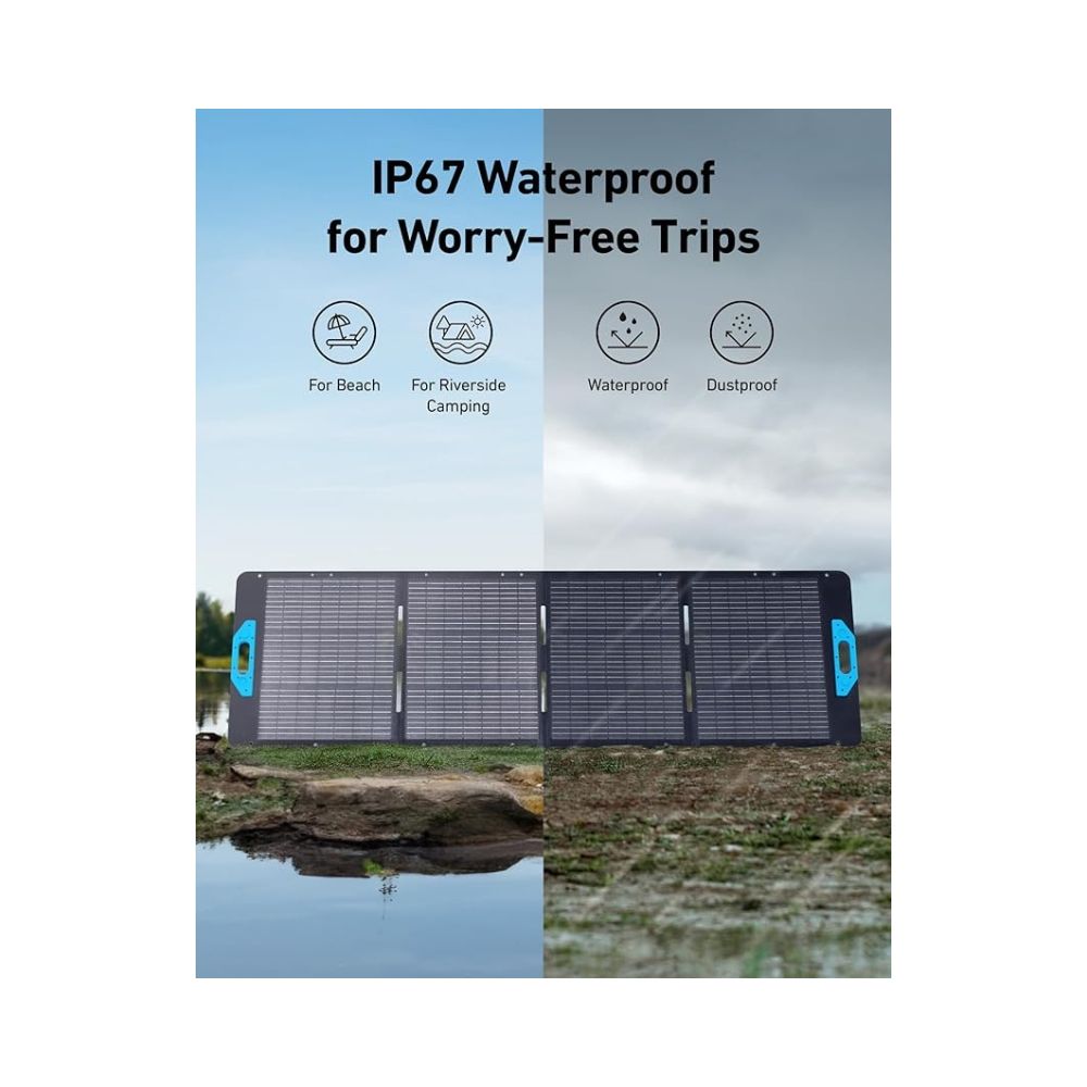 Anker SOLIX PS200 Solar Panel with Adjustable Kickstand