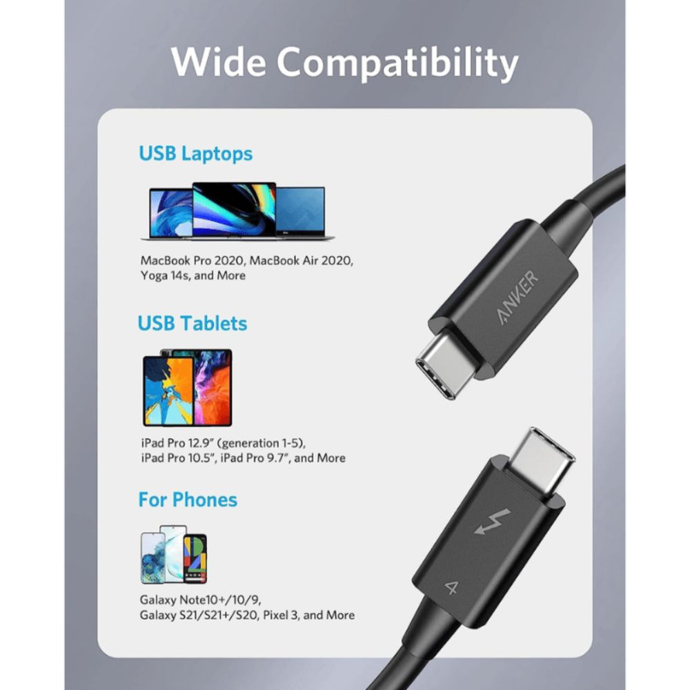 Anker Thunderbolt 4 Cable 0.7m