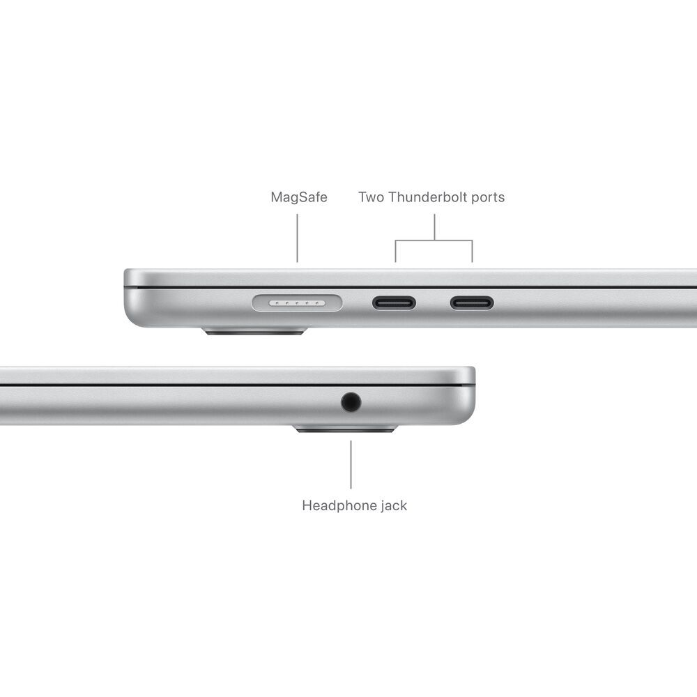 Apple 15″ MacBook Air (M3, Silver) MRYQ3LL/A