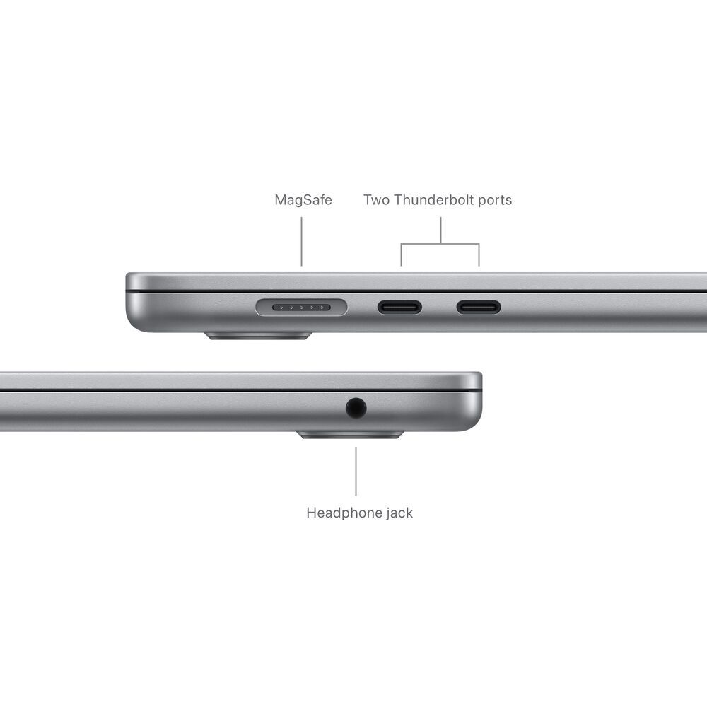 Apple 15″ MacBook Air (M3, Space Gray) MRYM3LL/A