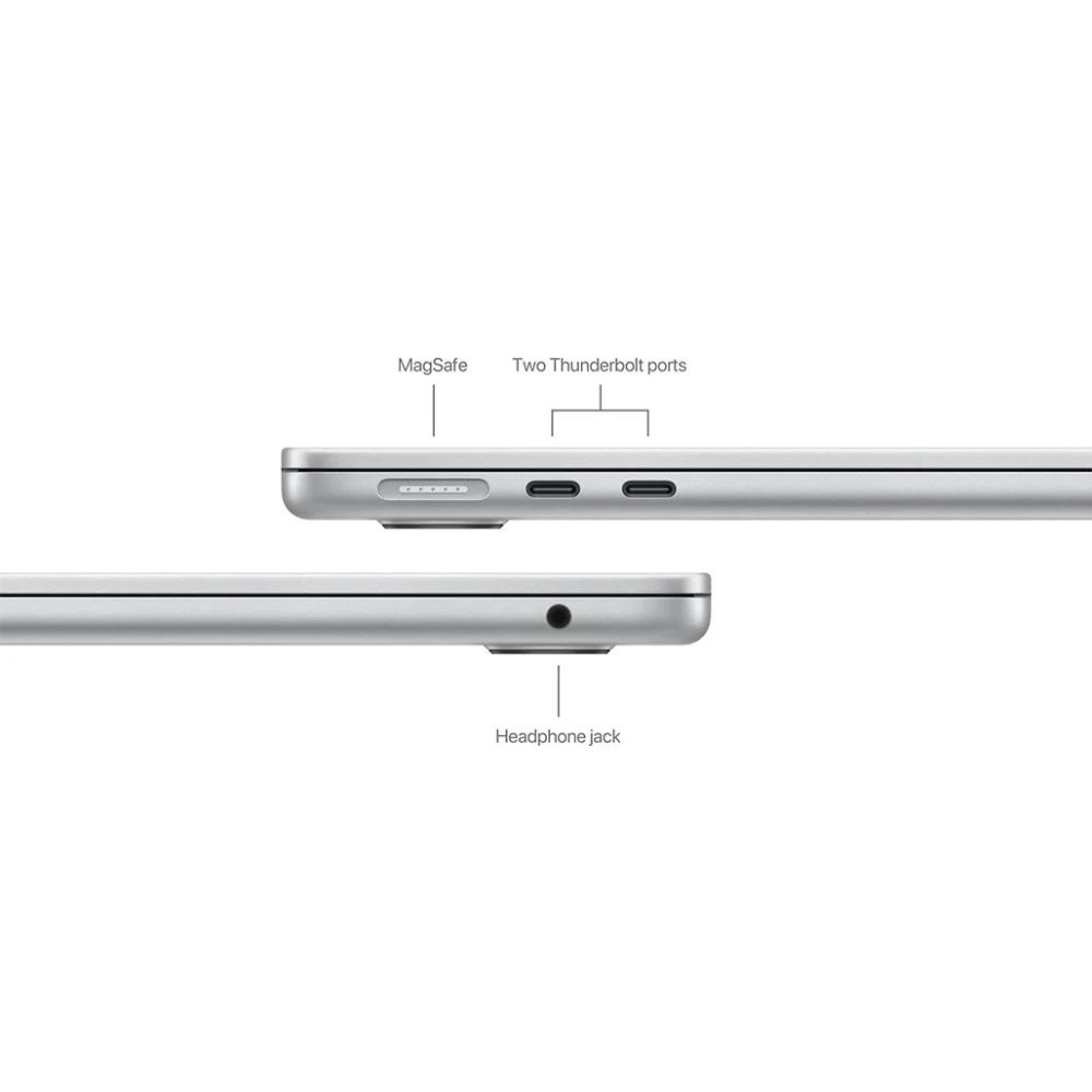 Apple 15″ MacBook Air (M3, Silver) MXD23LL/A