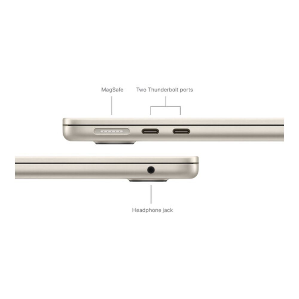 Apple 15″ MacBook Air (M3, Starlight) MXD33LL/A
