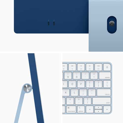 Apple 24″ iMac with M1 Chip (Mid 2021, Blue/Silver/Pink/Green)