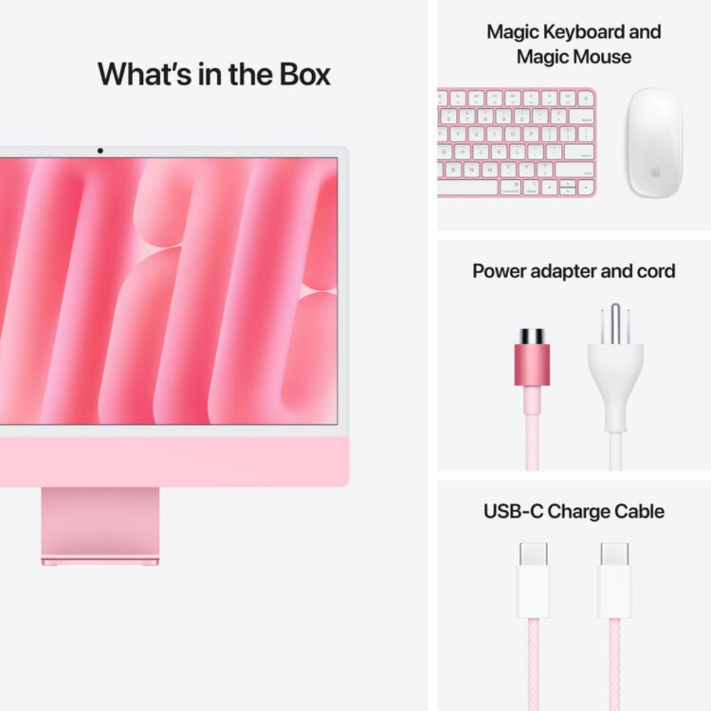 Apple 24″ iMac with M4 Chip (Pink) [ Used ]