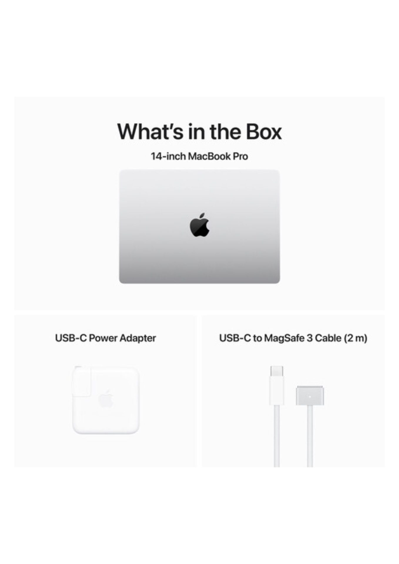 Apple MacBook Pro MR7J3LL/A M3 Chip – 14″ – 8GB Ram – 512GB SSD – Silver