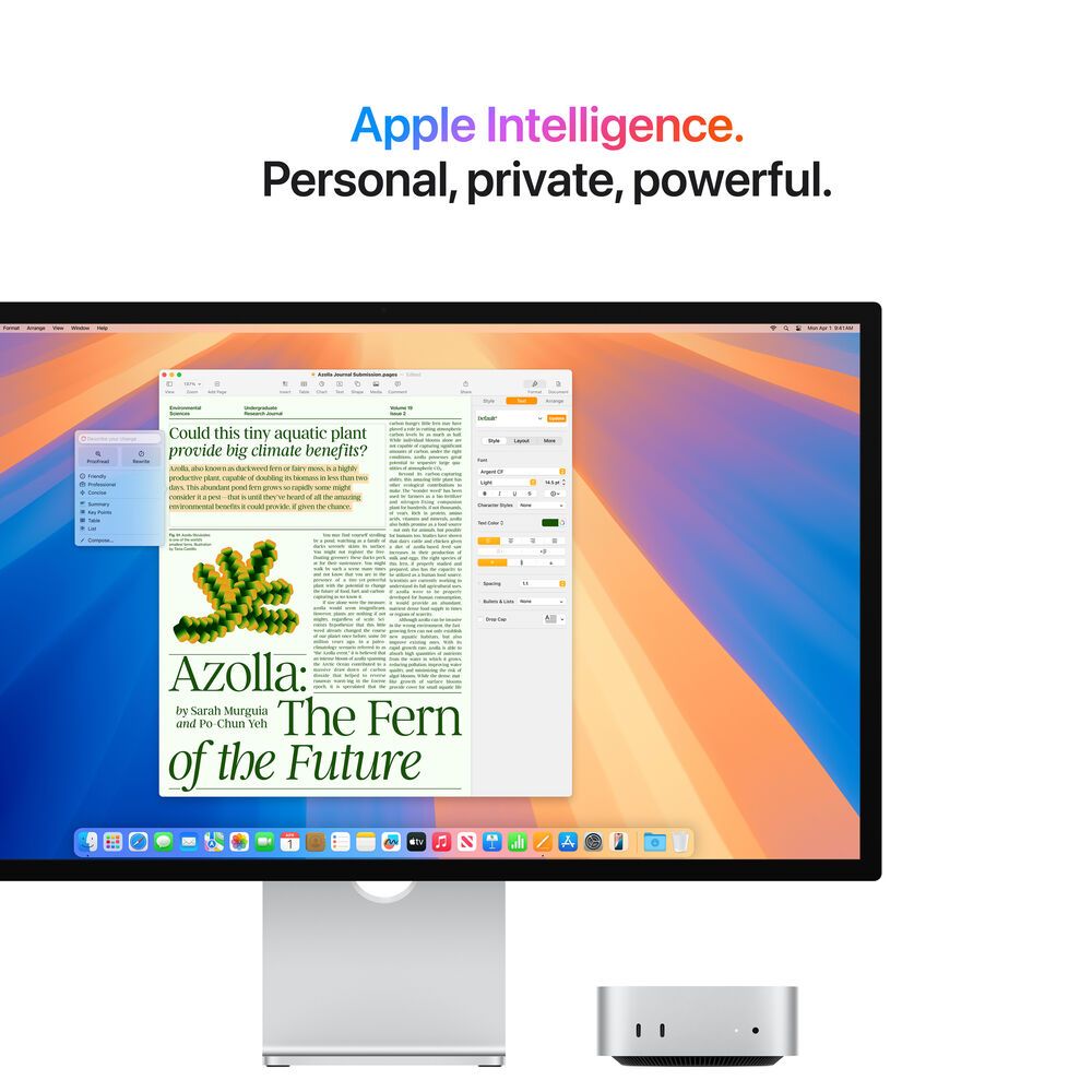 Apple Mac mini M4 Chip – MU9D3LL/A – 10-Core CPU – 10-Core GPU – 16GB Ram – 256GB SSD