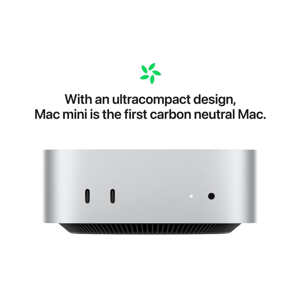 Apple Mac mini M4 Chip – MU9D3LL/A – 10-Core CPU – 10-Core GPU – 16GB Ram – 256GB SSD