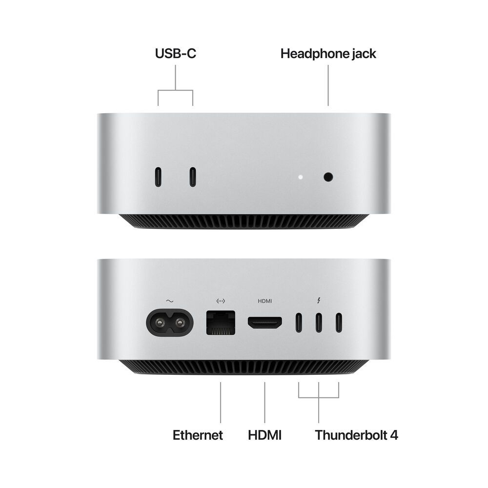 Apple Mac mini M4 Chip – MCYT4LL/A – 10-Core CPU – 10-Core GPU – 24GB Ram – 512GB SSD