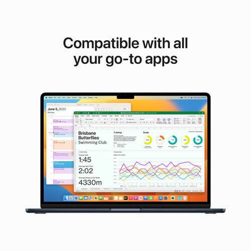 Apple Macbook Air 15″ MQKW3 – 15.3-Inch – 8-Core M2 – 8GB Ram – 256GB SSD – 10-Core GPU