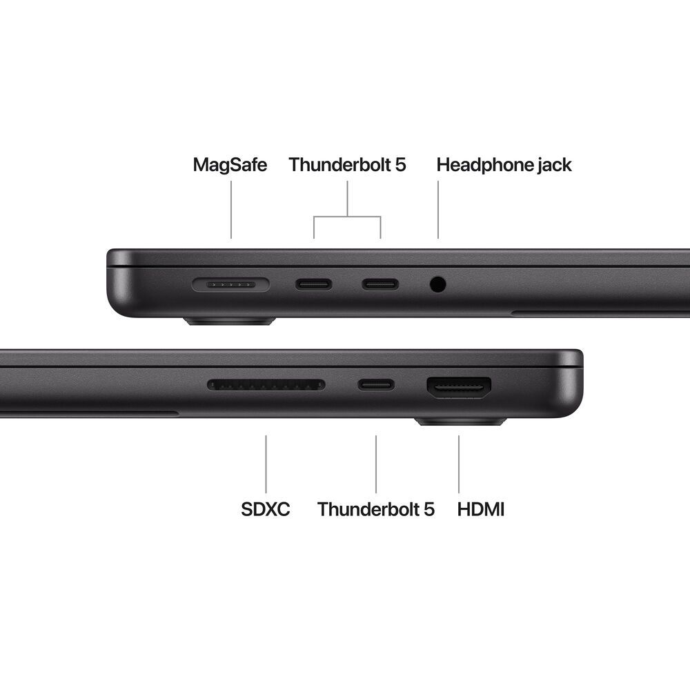 Apple MacBook Pro 14″ M4 Pro Chip – 12‑core CPU – 16‑core GPU – 24GB Ram – 512GB SSD