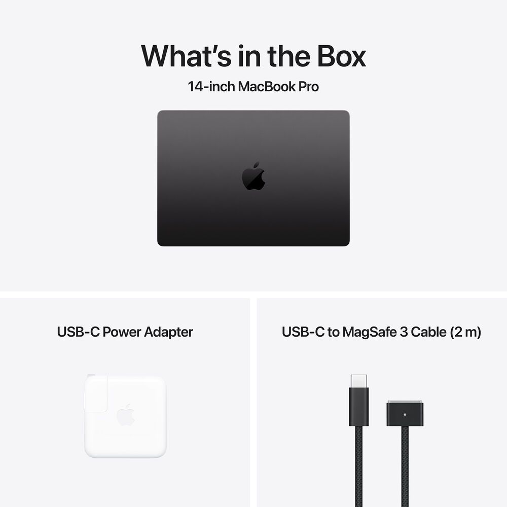 Apple MacBook Pro 14″ M4 Pro Chip – 12‑core CPU – 16‑core GPU – 24GB Ram – 512GB SSD