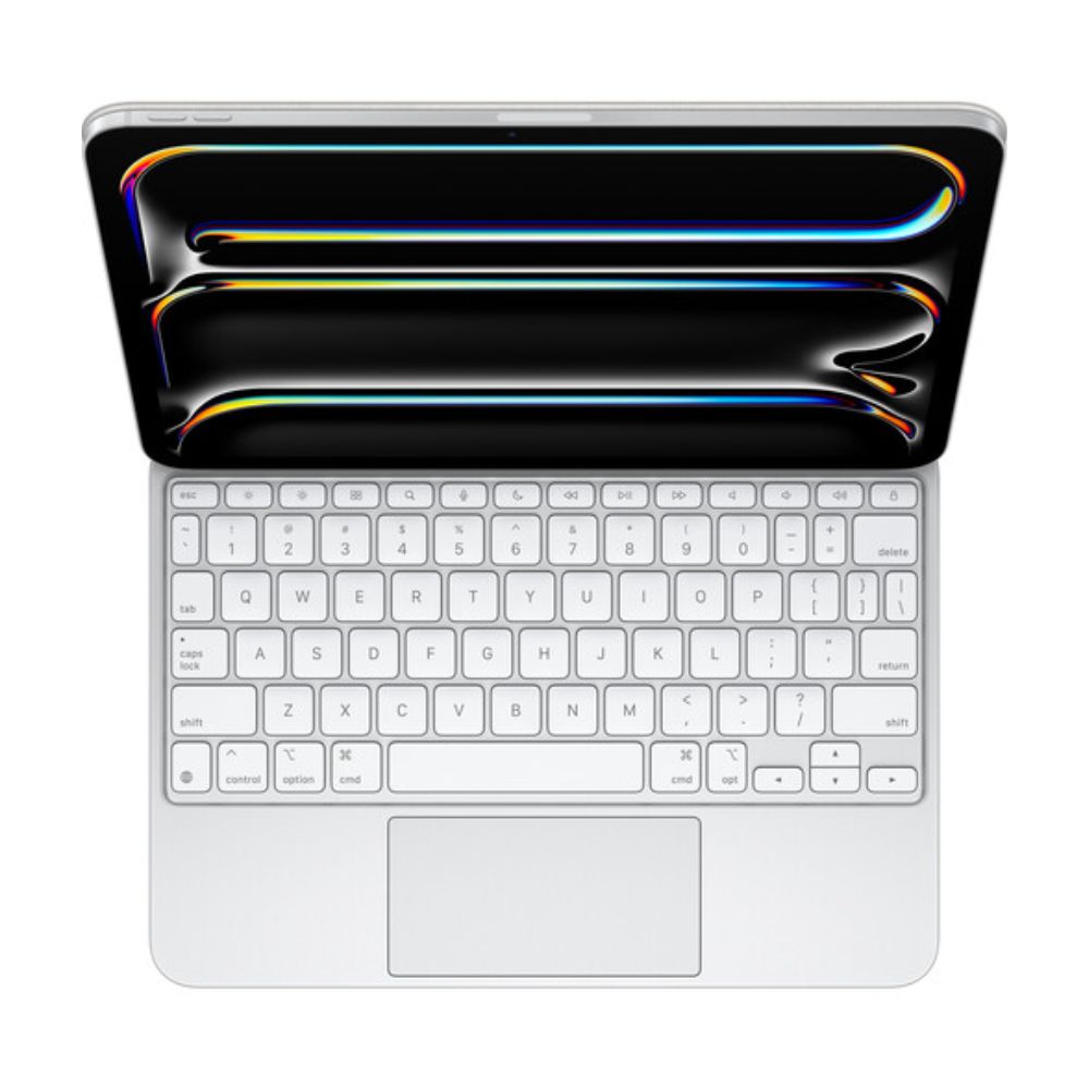 Apple Magic Keyboard for 11 – Inch iPad Pro M4 (White, US English)