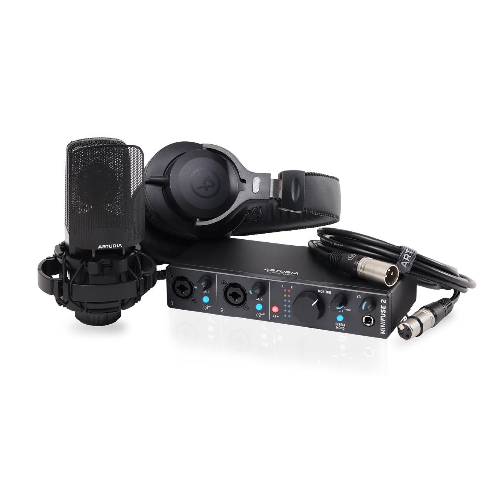 Arturia MiniFuse 2 Recording Pack Black