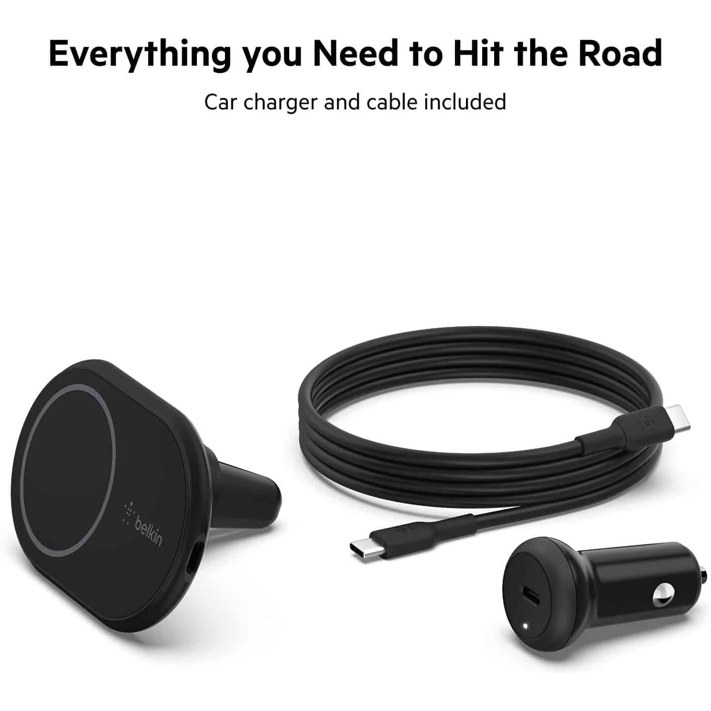 Belkin Magnetic Wireless Car Charger – MagSafe