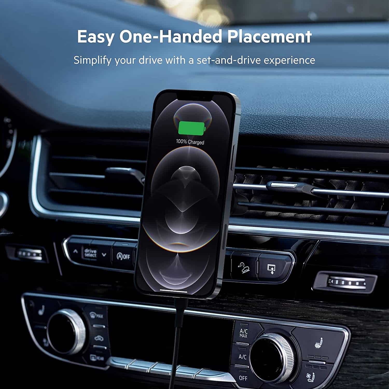 Belkin Magnetic Wireless Car Charger – MagSafe