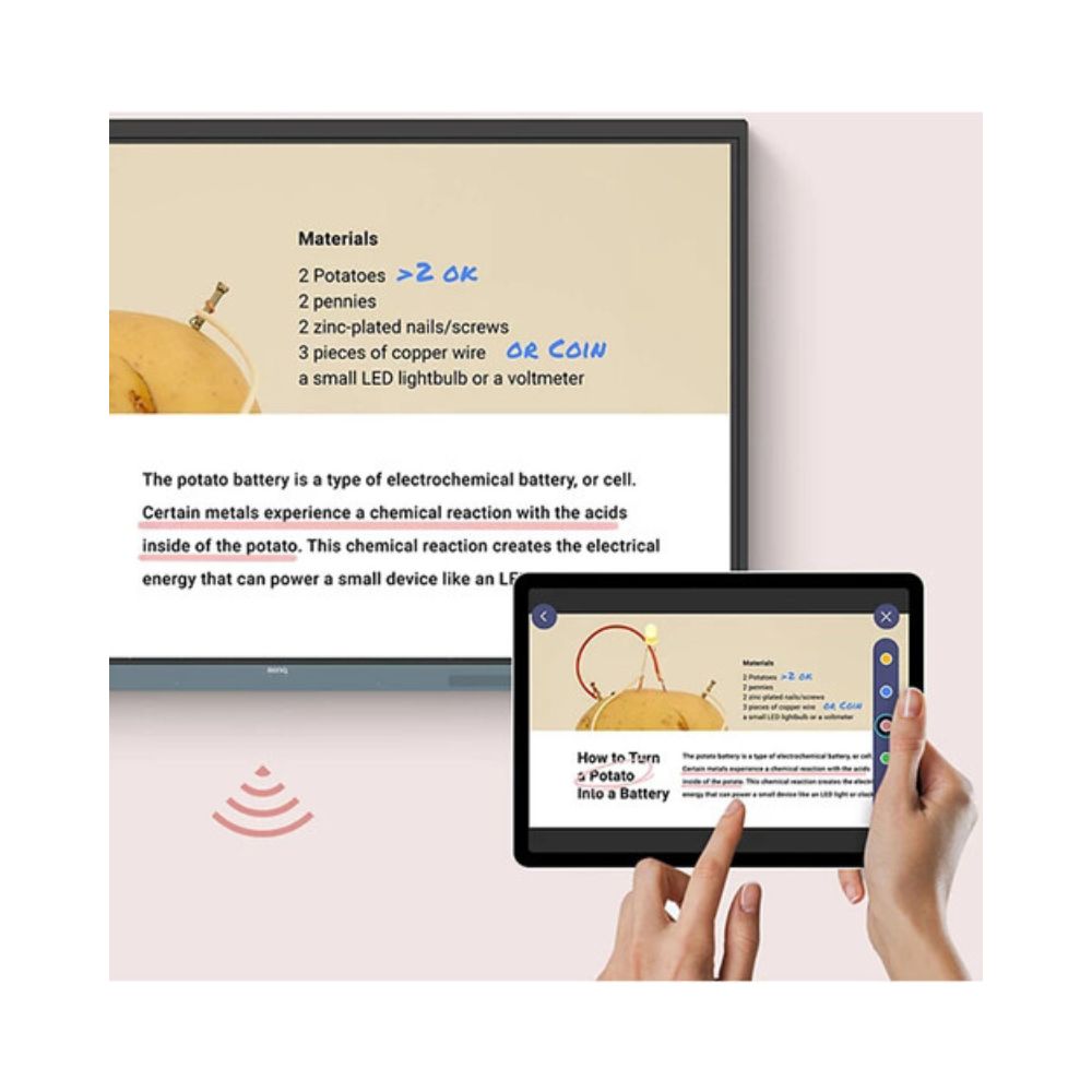 BenQ RE6504A 65″ 4K UHD Interactive Flat Panel with Android 14