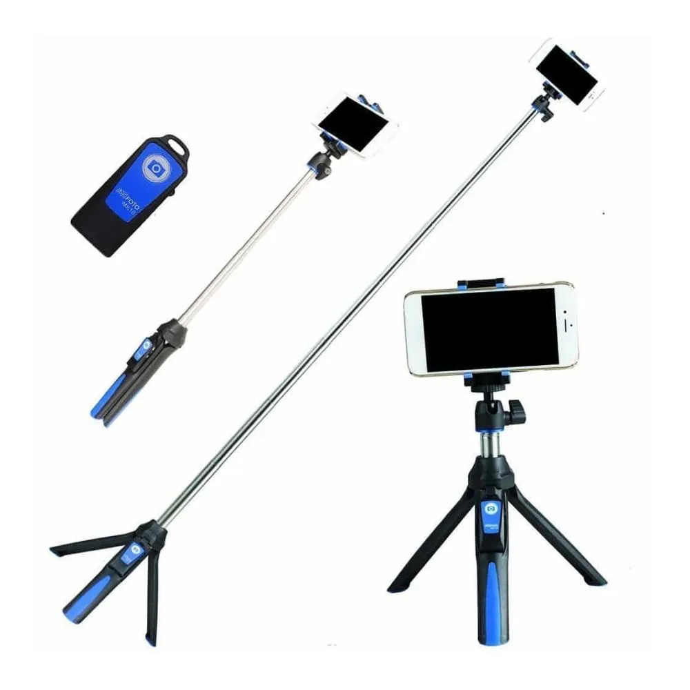 BENRO MK10 Selfie Stick Adjustable Tripod Bluetooth 3.0 Clamp for iOS- Android