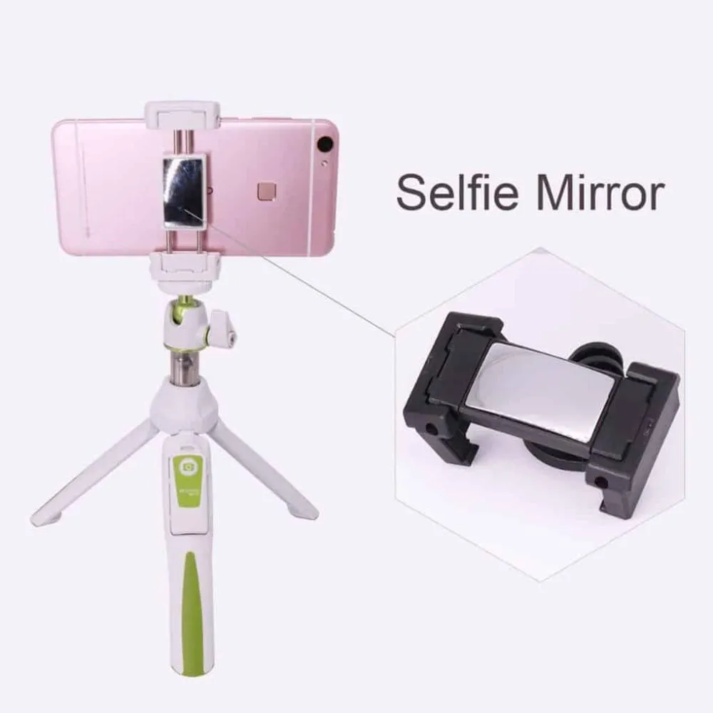 BENRO MK10 Selfie Stick Adjustable Tripod Bluetooth 3.0 Clamp for iOS- Android