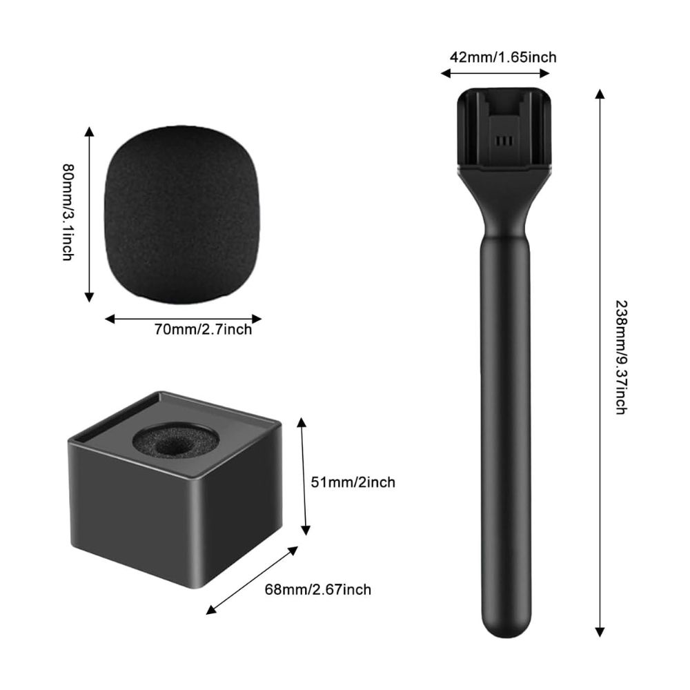 Bewinner Interview Handheld Adapter for Microphones