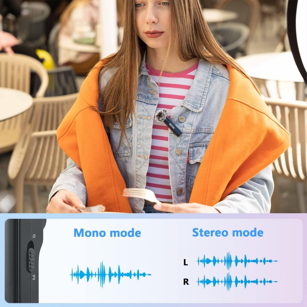 Boya BOYALINK All-in-one Design Wireless Microphone System