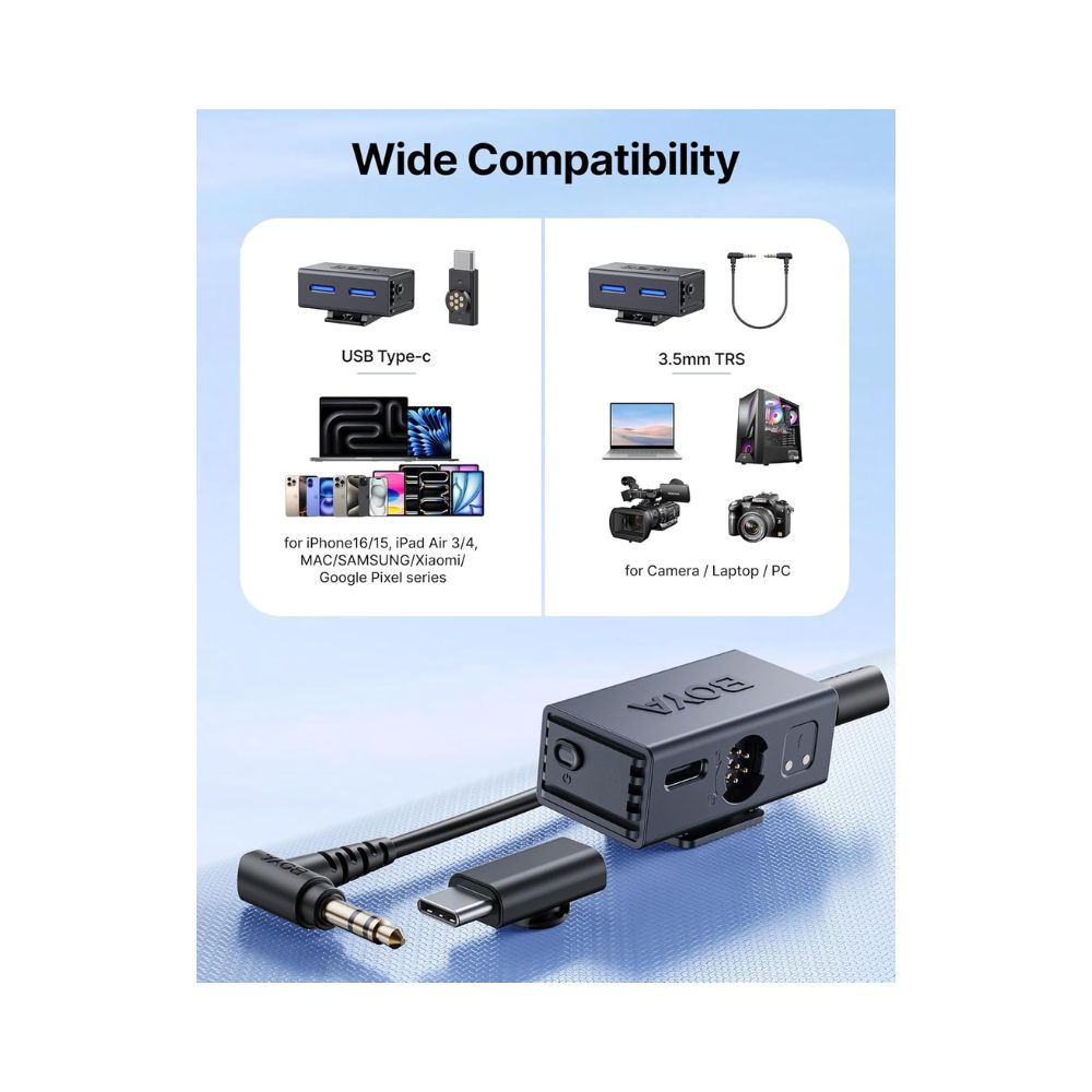 BOYA BOYALINK3 Wireless Lavalier Microphone