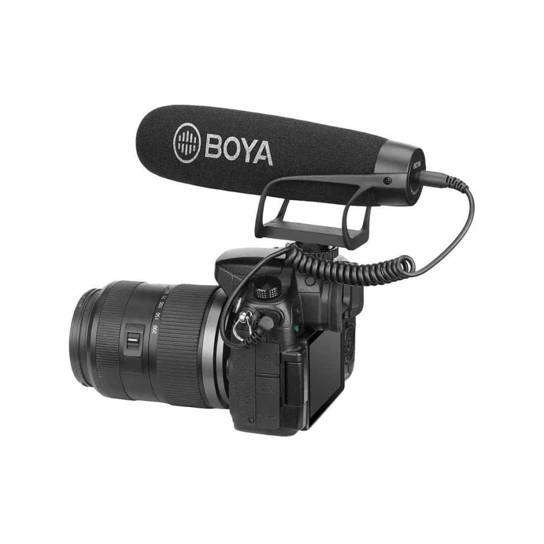 BOYA BY-BM2021 Wired On-camera Shotgun Microphone (For Smartphone and DSLRs)