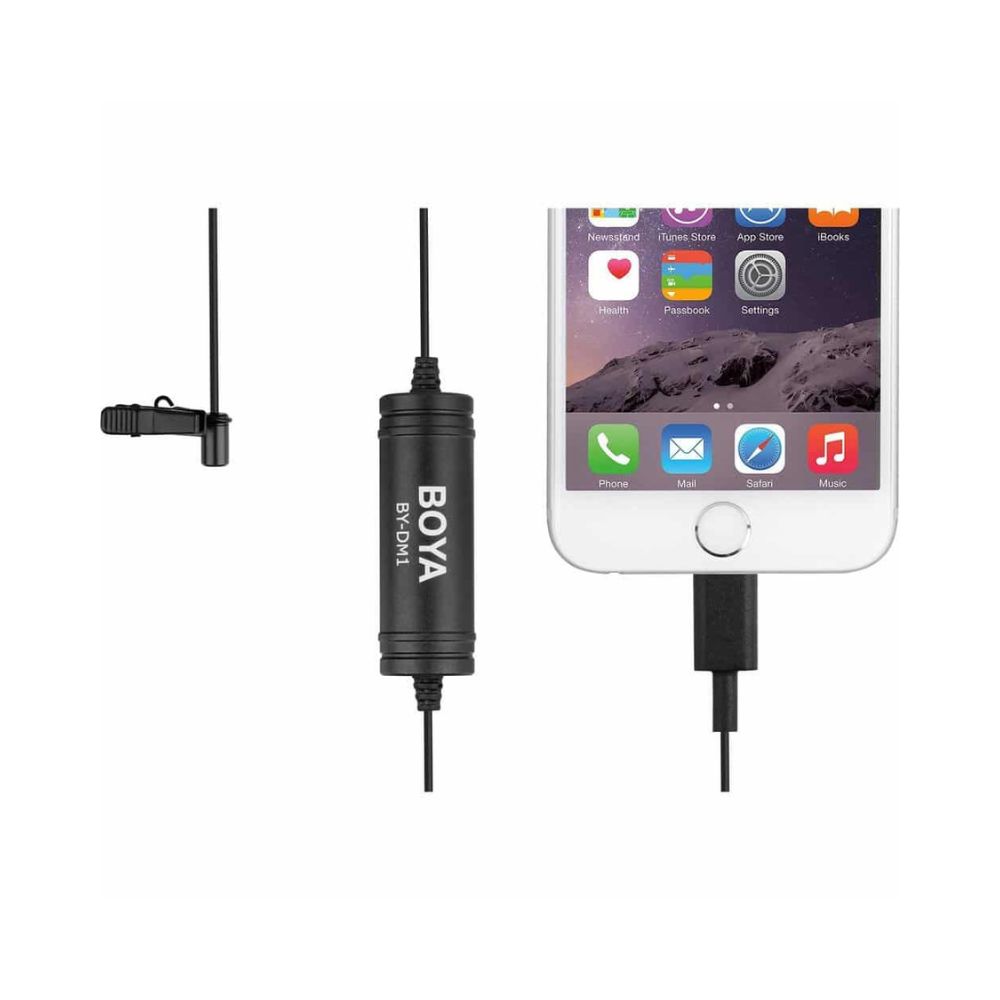 BOYA BY-DM1 Digital Lavalier Microphone for iOS Devices