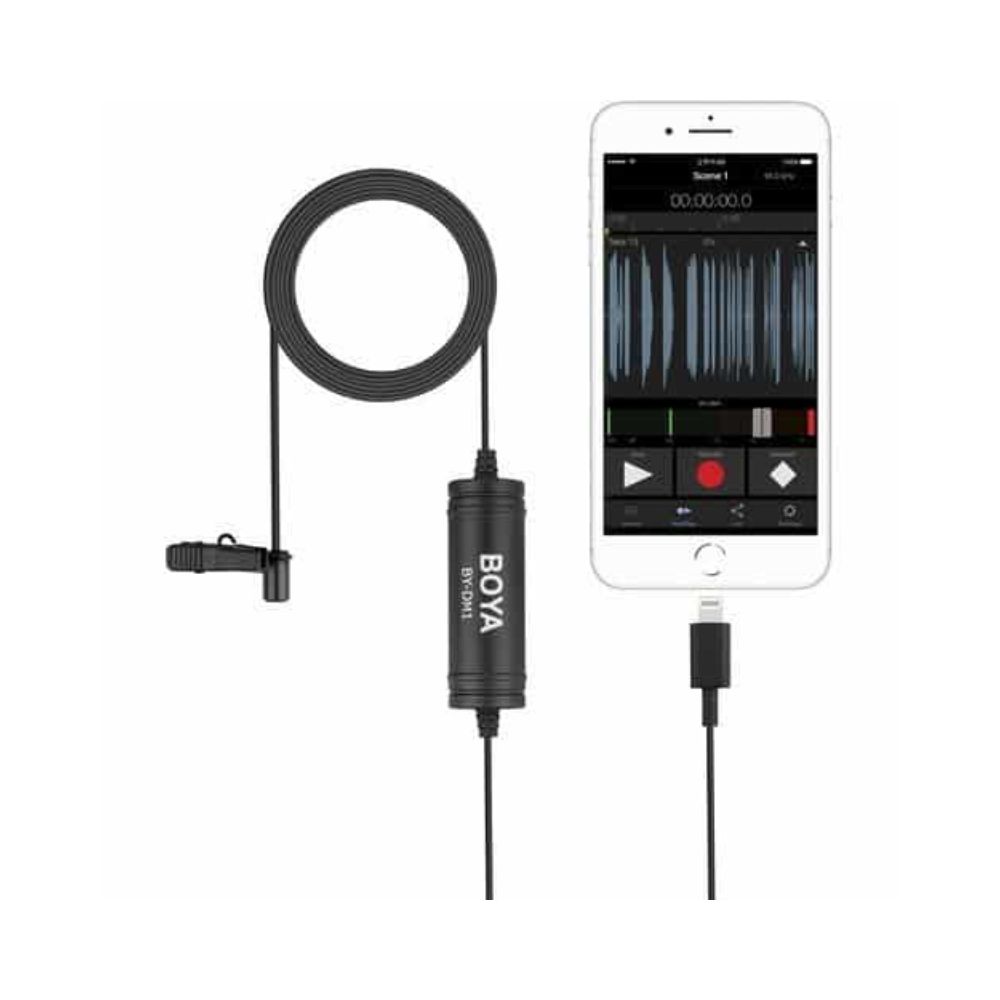 BOYA BY-DM1 Digital Lavalier Microphone for iOS Devices