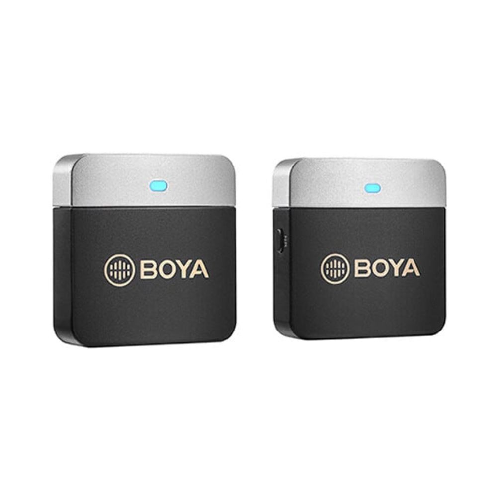 BOYA BY-M1V1 Wireless Microphone System for Cameras and Smartphones (2.4 GHz)